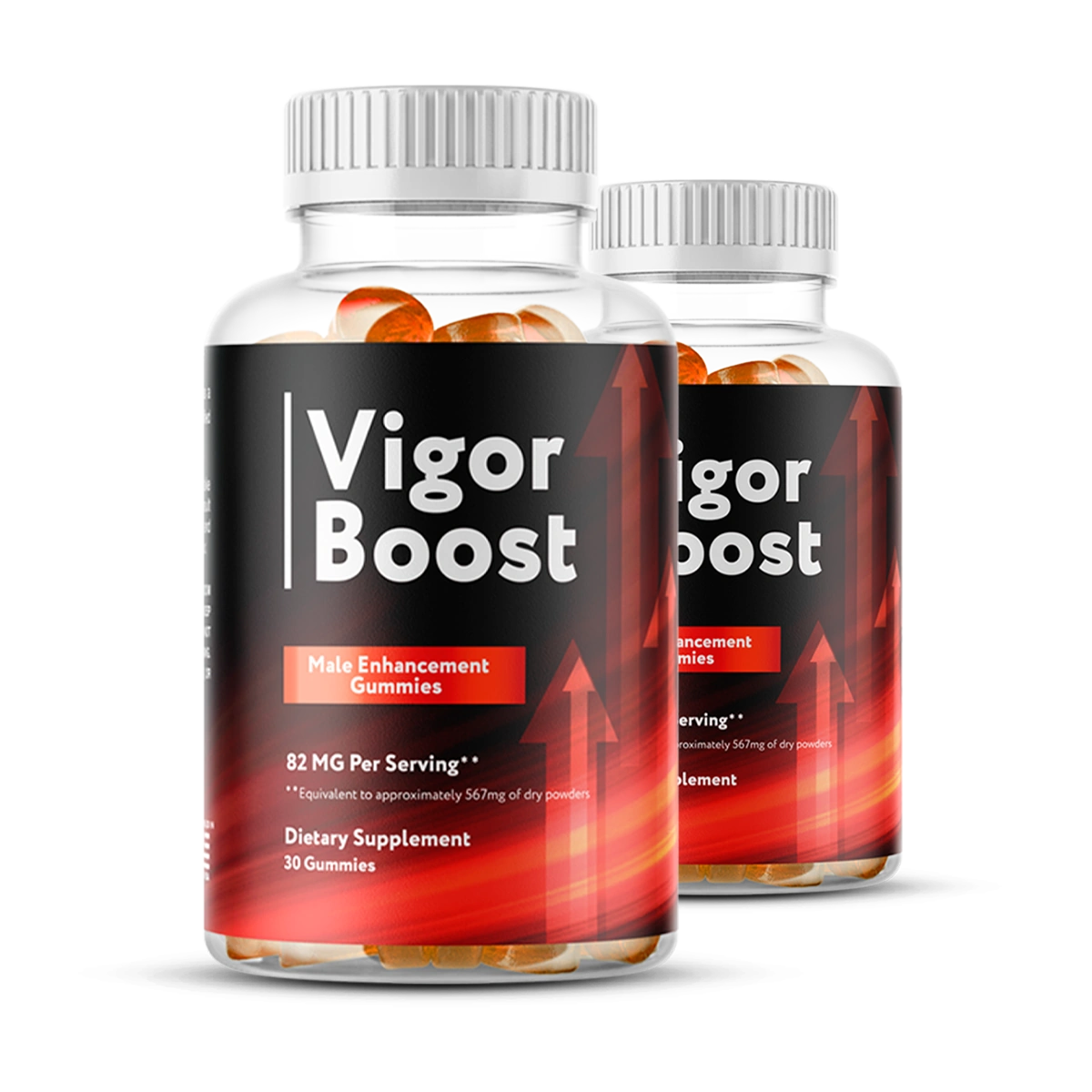 Vigor Boost Supplement Bottles